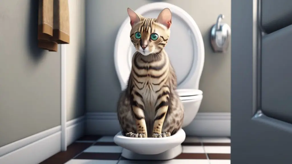 How to Train a Bengal Cat to Use The Toilet