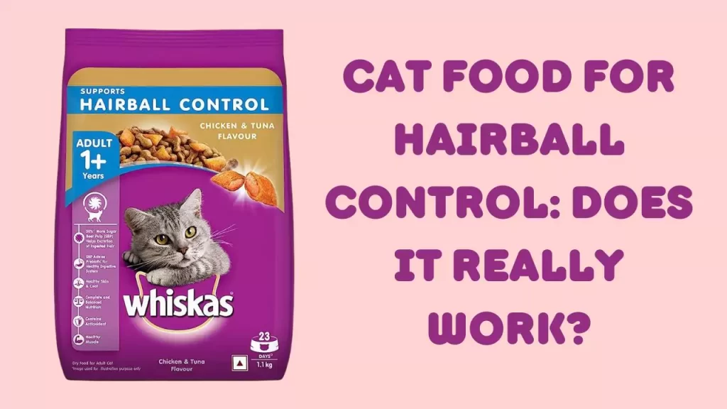 Cat Food For Hairball Control